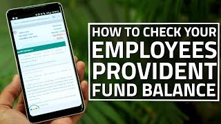 How to Check Your Employees Provident Fund Balance [upl. by Diannne493]