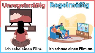 Regelmäßige und Unregelmäßige Deutsche Verben Einfach für Anfänger [upl. by Reivaxe]