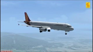 FSX Vistara A321 Rainy Day Landing in Mumbai [upl. by Nahtanoj]