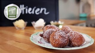 Quarkbällchen selber frittieren  mit oder ohne Fritteuse chefkoch [upl. by Aneladdam]