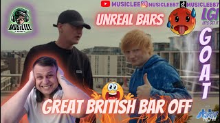 THIS WAS SO SICK🔥🔥DEVLIN amp ED SHEERAN  GREAT BRITISH BAR OFF  REACTION [upl. by Ahsenak385]