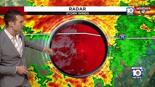 Tornado warning issued for remote Broward [upl. by Craggy629]