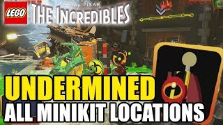 LEGO The Incredibles All Minikit Locations Guide 1010 Chapter 1 quotUNDERMINEDquot [upl. by Sevik738]