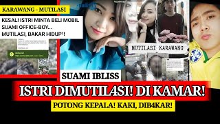 SILUMAN KELUARGA VIRAL KARAWANG KISAH NYATA  SU4MI PTONG K3PALA I5TRI MINTA MOBIL [upl. by Nikola]