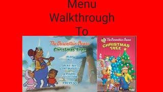 The Berenstain Bears Christmas Tree DVD Menu Walkthrough [upl. by Henke]