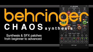 Behringer CHAOS  Morphing Waveshaper Sampling Downsample Bitcrusher OSC chaos patches behringer [upl. by Eilujna317]