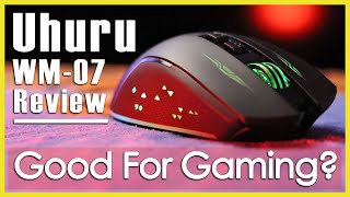 Uhuru Wireless Gaming Mouse Review  Awesome Budget Gamer Mouse [upl. by Puna603]