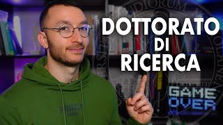 Dottorato di ricerca PhD  cosè e come entrare [upl. by Salvador]