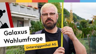 Die Galaxus Wahlumfrage orakeln in der durchschnittlichsten Gemeinde [upl. by Leruj861]