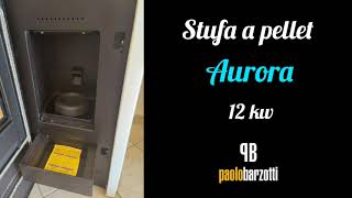 Stufa a pellet Ecofire ®️ Aurora 12 Pro 2 Palazzetti bianca PAOLO BARZOTTI SHOWROOM [upl. by Monte944]