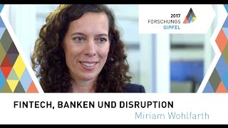 Miriam Wohlfarth Fintech Banken und Disruption [upl. by Vogeley]