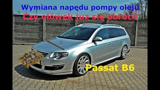 Wymiana napędu pompy oleju Czy ołówek już się obrócił Wałki balansujące [upl. by Ilocin5]