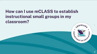 Using mCLASS to Establish Instructional Small Groups Inside the Literacy Block [upl. by Casaleggio912]