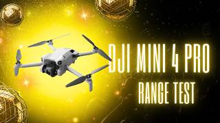 dji mini 4 pro range test । ডি জি আই ড্রোন কত দূরে যায় । [upl. by Drahsir]