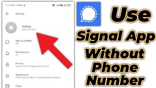 How to Use Signal App Without Phone Number  Use Signal App Without Own Number 🔥 [upl. by Adama]