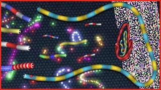 WORLDS LARGEST SLITHERIO TRAP  Slitherio Gameplay Playing With Slitherio Mods [upl. by Aronson]