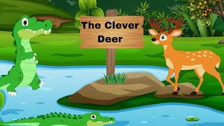 The Clever Deer Animal Moral Stories English Jungle Adventure Story Cartoon for Kids [upl. by Abbott]