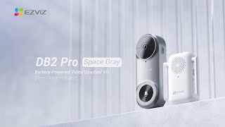 EZVIZ DB2 Pro  All day amp night wirefree front door protection [upl. by Fadden475]