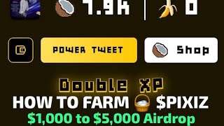 PIXIZ Alpha Airdrop update 🔥 Start farming 🧺 1000 to 5000  HOW TO CLAIM PIXIZ [upl. by Nonnelg]