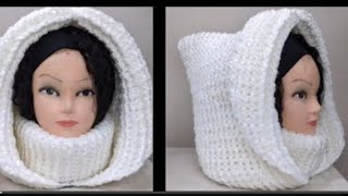 How to Crochet Turtleneck Hoodie Tutorial  Tutorial crochet [upl. by Nesyrb]