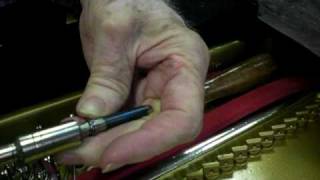 Peter Shavney shows you how to restring a piano [upl. by Leeda]