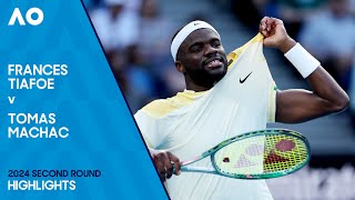 Frances Tiafoe v Tomas Machac Highlights  Australian Open 2024 Second Round [upl. by Shimberg]