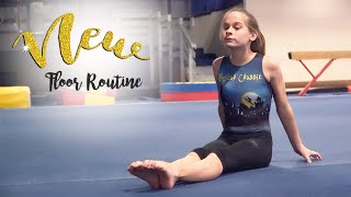 New Gymnastics Floor Routine Kyra SGG [upl. by Imaon938]