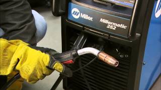 Millermatic® 252 MIG welder runin [upl. by Atolrac348]