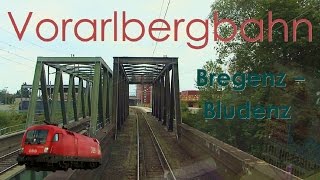 Führerstandsmitfahrt Vorarlbergbahn Bregenz  Bludenz HD  Cab Ride  ÖBB 1116 [upl. by Eilloh]