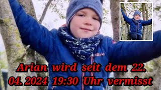 Arian vermisst seit dem 22042024 im Stadtteil Elm in Bremervörde [upl. by Hermann]