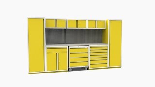 Homak Garage amp Trailer Cabinets from RedlineStandscom [upl. by Eemaj]