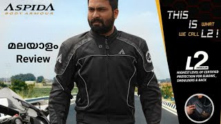 ASPIDA HELIOS JACKET MALAYALAM REVIEW motovlogs aspida spartanprogear district4 [upl. by Buttaro966]