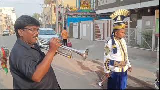 Sri Venkateshwara brass band pad band umbrella ☔ lightings laldarawaza hyd 90325078619885251072 [upl. by Uella]