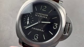 Panerai Luminor Marina Titanio PAM 177 Panerai Watch Review [upl. by Adniram565]