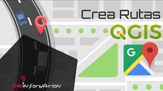 Crear Rutas de Google Maps en QGIS📡🌍 guardalos como shapefile [upl. by Herv]