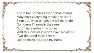 Garth Brooks  Sitting On the Dock of the Bay Lyrics [upl. by Weidner]