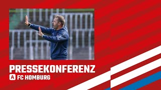 Pressekonferenz FC Homburg  TSV Steinbach Haiger 00 [upl. by Retsevlis]