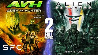 Alien Vs Hunter  Alien Predator  2 Full Movies  Action SciFi Double Feature [upl. by Australia309]