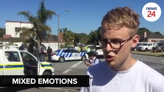 WATCH  Mixed reactions outside Brackenfell High ahead of EFF protest [upl. by Dolan]