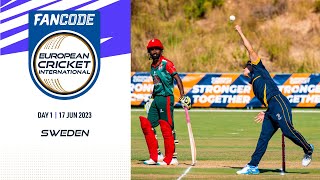 🔴 FanCode ECI Sweden 2023  Day 1  T10 Live International Cricket  European Cricket [upl. by Errol]