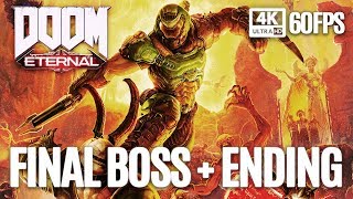 DOOM ETERNAL Final Boss  Ending [upl. by Sydalg]