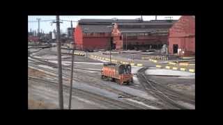 Steel Mill Switchers  CP502 and EJampE surprise [upl. by Yhtrod4]