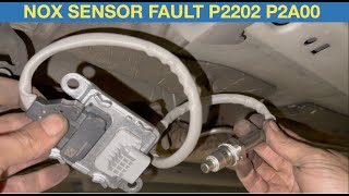 Citroen DS4 Nox sensor replacement P2202 P2A00 U029D [upl. by Sierra]