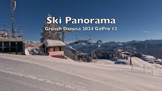 Ski Panorama Switzerland Grüsch Danusa GoPro 12 [upl. by Nylirahs]