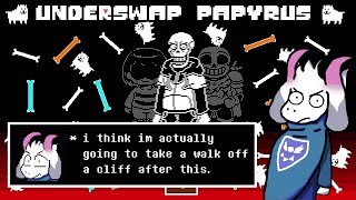 TSUnderswap Papyrus Fight Fangame [upl. by Zawde]