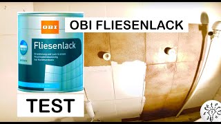 OBI Fliesenlack TEST [upl. by Mcquade]