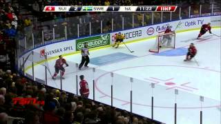 Switzerland v Sweden 35  2014 IIHF World Junior Championship [upl. by Larual]