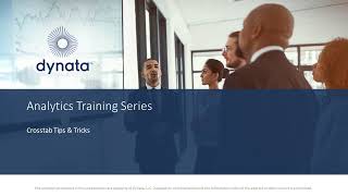 Dynata Training Series MarketSight  Crosstab Tips amp Tricks [upl. by Mairim669]