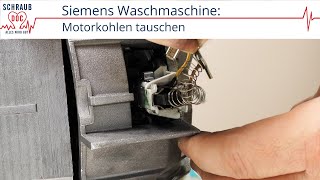 Bosch  Siemens Waschmaschinenmotor  Kohlebürsten ohne Halter wechseln [upl. by Southworth408]