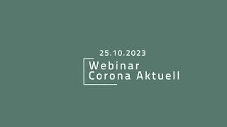 Webinar Corona aktuell [upl. by Hirza]